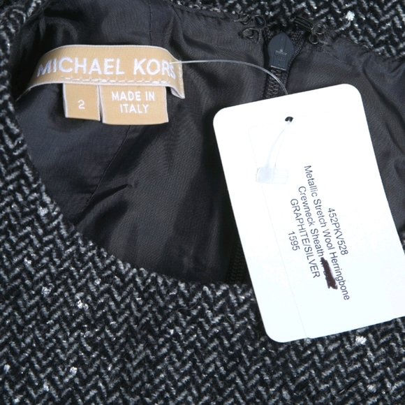 NWT Runway Sample MK Tweed Sheath Dress (1 of 1) - Picture 8 of 9